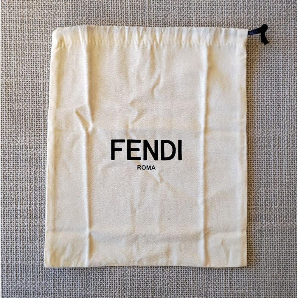 Fendi Roma Authentic Canvas Drawstring Dust Bag S… - image 1